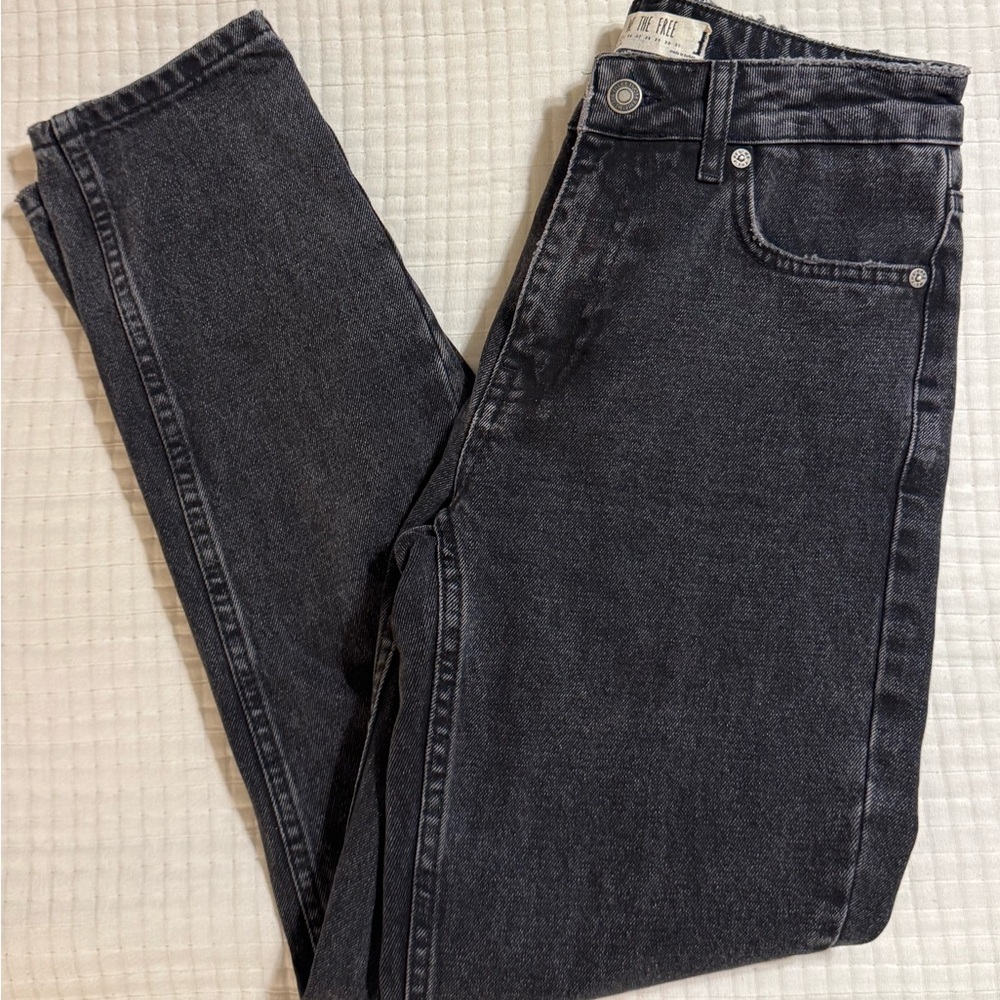 We The Free Dark Gray Skinny Jeans